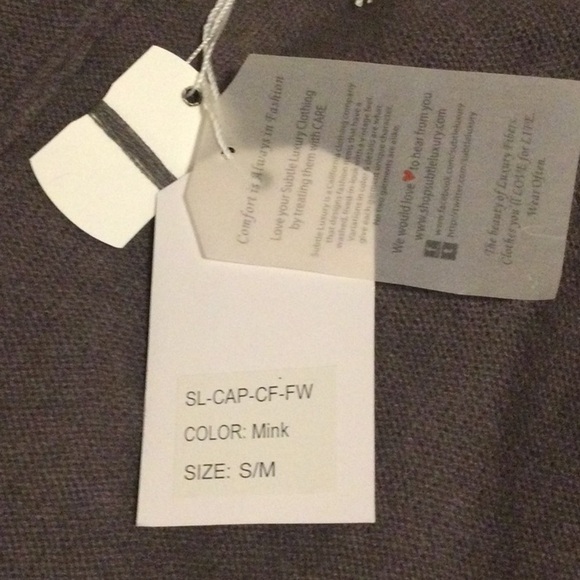 Subtle Luxury CASHMERE SHAWL VEST  
$237 - Picture 13 of 15